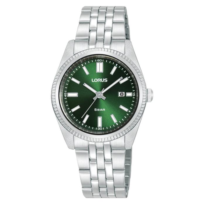 SKU-71518 / LORUS Classic Silver Bracelet Green Dial