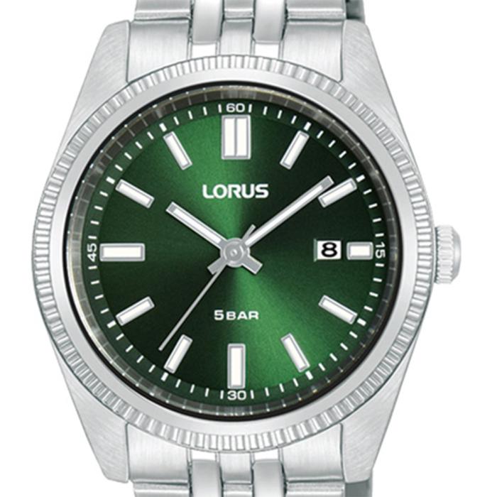 LORUS Classic Silver Bracelet Green Dial