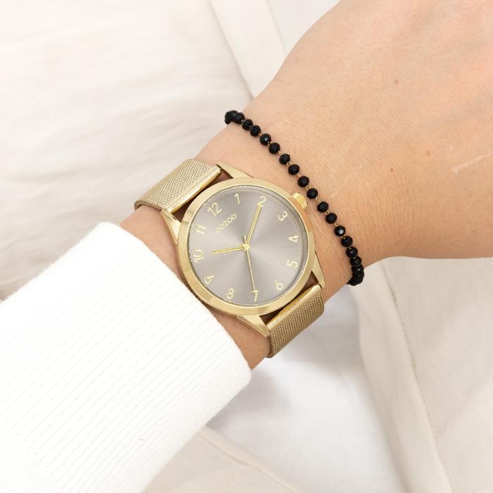 SKU-71867 / OOZOO Timepieces Gold Metallic Bracelet