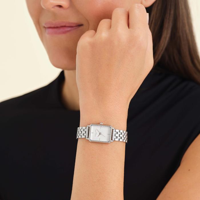 ROSEFIELD The Octagon XS Silver Bracelet Silver Dial