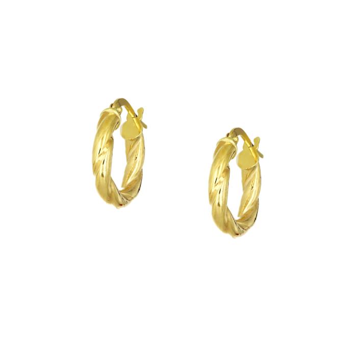 Σκουλαρίκια Κρίκοι Χρυσός Κ9 SKU-71713