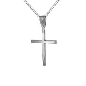 Σταυρός Κλασικός Λευκόχρυσος Κ14 SKU-71067