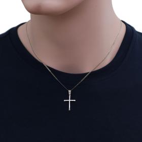 Σταυρός Κλασικός Λευκόχρυσος Κ14 SKU-71067