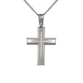 Κλασικός Σταυρός Λευκόχρυσος Κ14 SKU-71069