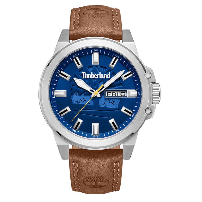 SKU-71778 / TIMBERLAND Canfield Brown Strap Blue Dial