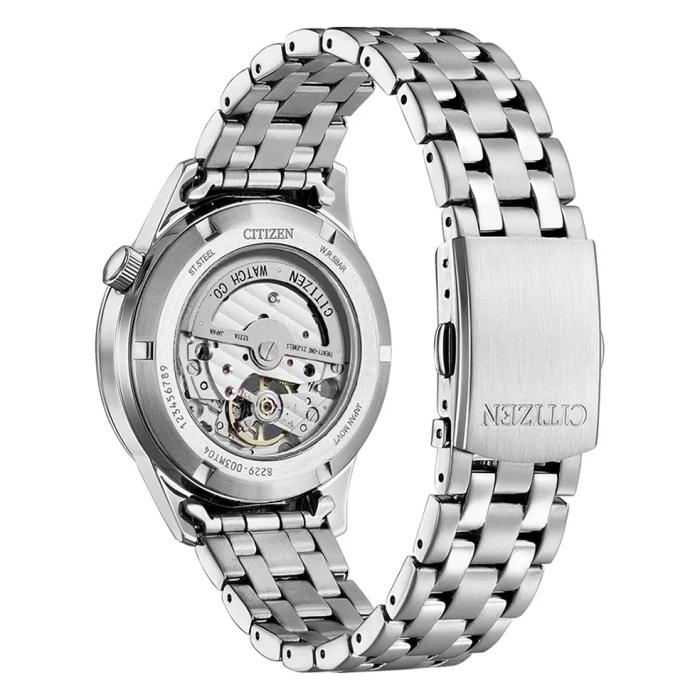 CITIZEN Automatic Blue Dial Silver Bracelet