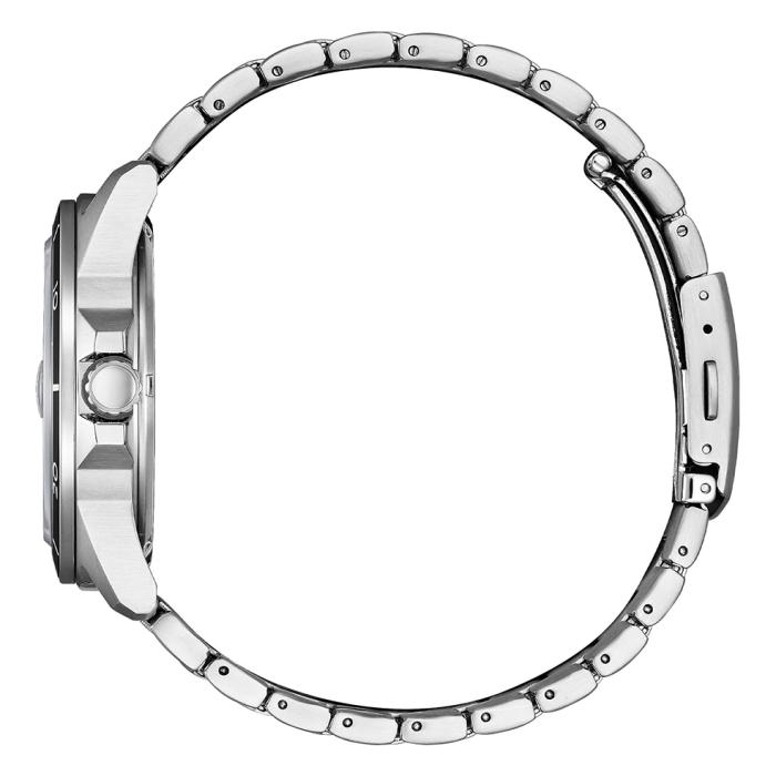 SKU-72549 / CITIZEN Eco-Drive Black Dial Silver Bracelet