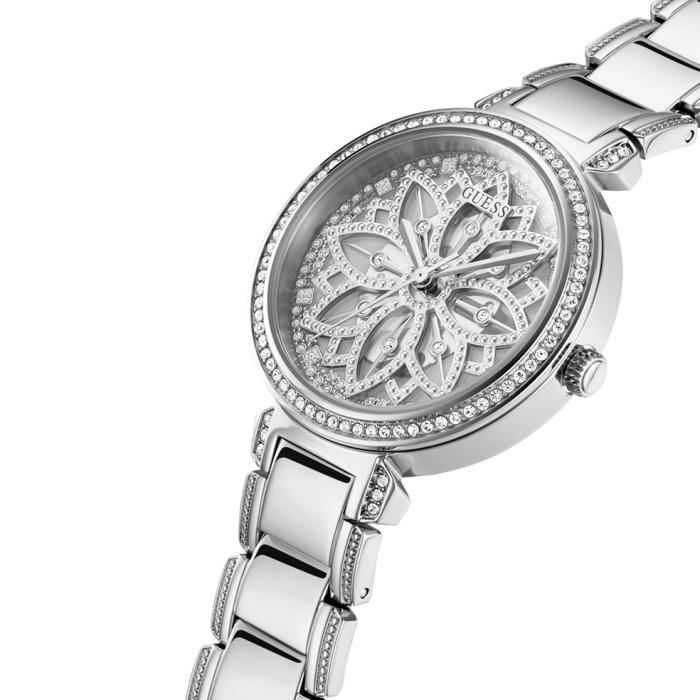 SKU-72132 / GUESS Lily Crystals Silver Stainless Steel Bracelet