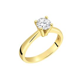 Μονόπετρο με Lab Grown Diamond Χρυσός Κ18 SKU-72791