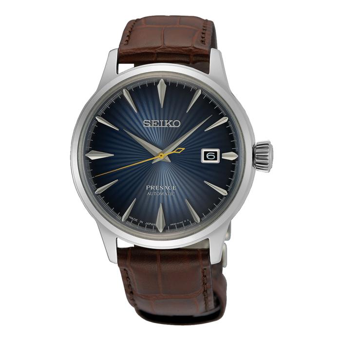 SKU-72036 / SEIKO Presage Automatic Midnight Blue Moon' Cocktail Time Blue Dial