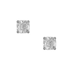 Σκουλαρίκια με Lab Grown Diamonds Λευκόχρυσος Κ18 SKU-72763