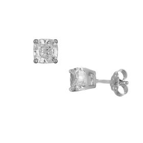 Σκουλαρίκια με Lab Grown Diamonds Λευκόχρυσος Κ18 SKU-72763