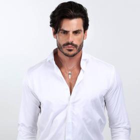 Ανδρικό Κολιέ Σταυρός Sector Premium από Ανοξείδωτο Ατσάλι | SAVK01 SKU-72720