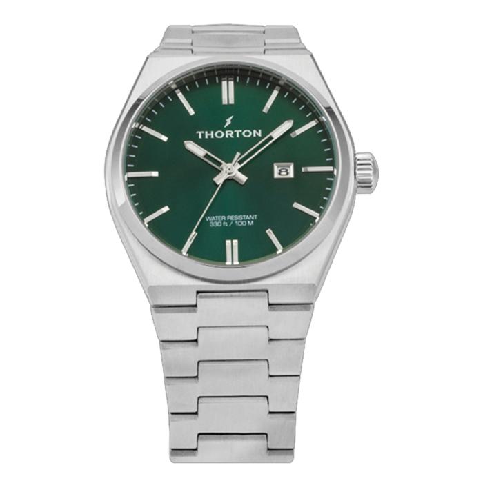 Ανδρικό Ρολόι THORTON Torstein με Πράσινο Καντράν | 9305333M SKU-72508