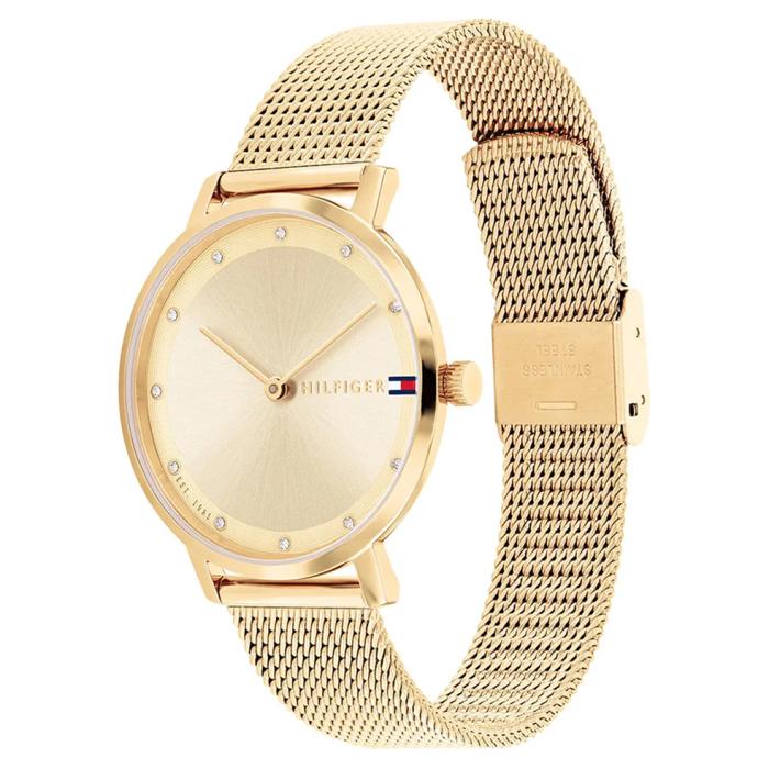 TOMMY HILFIGER Crystals Pippa Gold Stainless Steel Bracelet