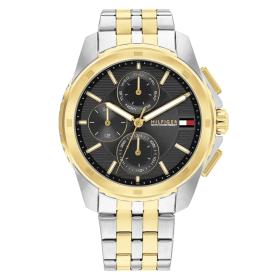 Ανδρικό Ρολόι TOMMY HILFIGER Walker με Μαύρο Καντράν | 1710621 SKU-72437