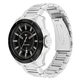 Ανδρικό Ρολόι TOMMY HILFIGER Windsurf με  Μαύρο Καντράν | 1792138 SKU-72438