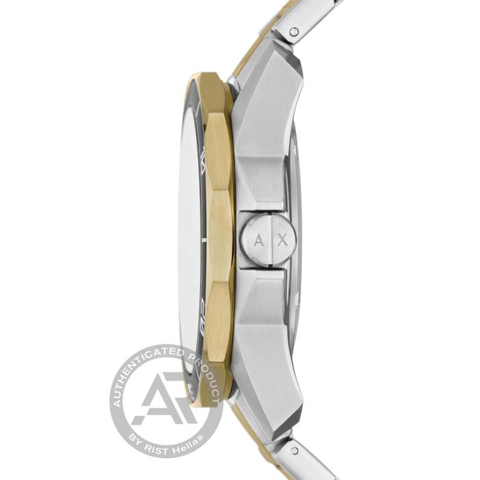 Ανδρικό Ρολόι ARMANI EXCHANGE Spencer με Μαύρο Καντράν | AX1956 SKU-73212