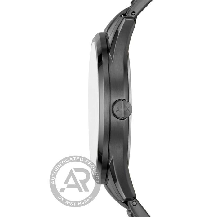 Ανδρικό Ρολόι ARMANI EXCHANGE Dante Μαύρο Σετ με Βραχιόλι | AX7156SET SKU-73217