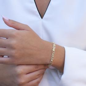 Βραχιόλι Μαίανδρος Χρυσός Κ9 SKU-73638