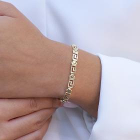 Βραχιόλι Μαίανδρος Χρυσός Κ9 SKU-73638