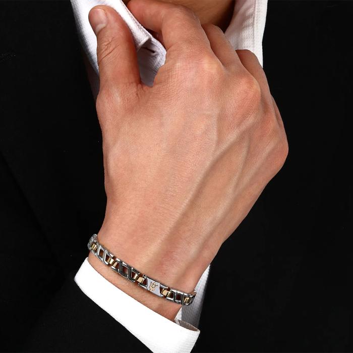 Βραχιόλι Μaserati από Aνοξείδωτο Aτσάλι SKU-73663