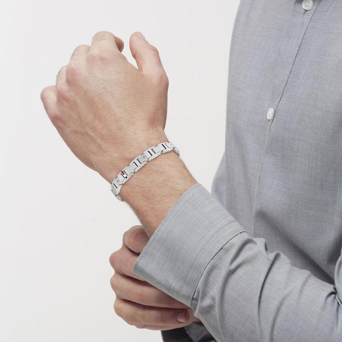 Ανδρικό Βραχιόλι Tommy Hilfiger από Ανοξείδωτο Ατσάλι | 2790393 SKU-73686