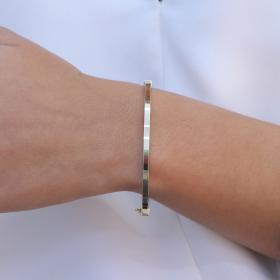 Κλασικό Βραχιόλι Χειροπέδα Χρυσός Κ14 SKU-73733