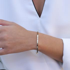 Κλασικό Βραχιόλι Χειροπέδα Χρυσός Κ14 SKU-73733