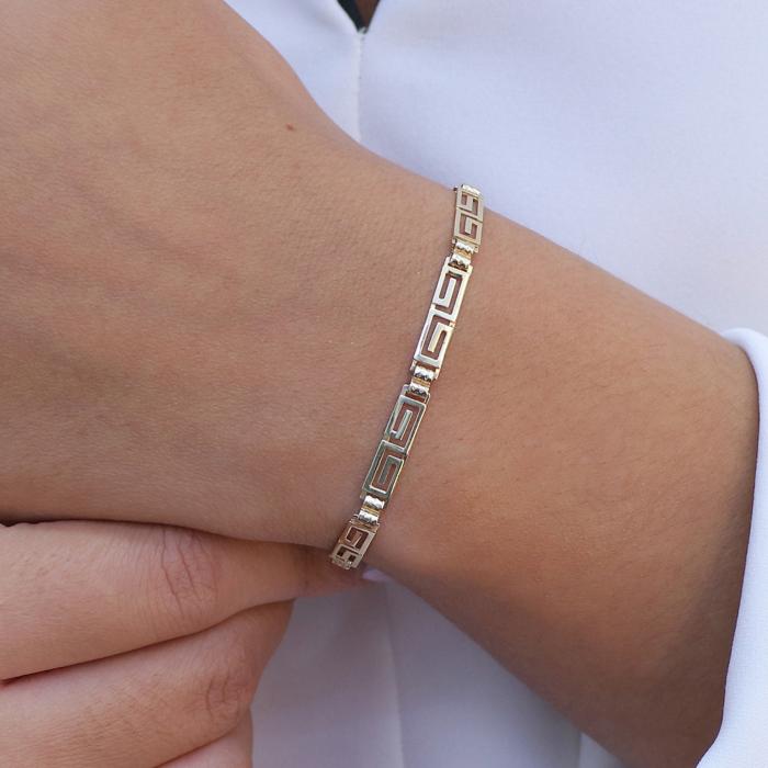 Βραχιόλι Μαίανδρος Χρυσός Κ9 SKU-73851