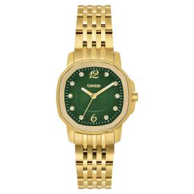 Γυναικείο Ρολόι BREEZE Majestic Swarovski με Πράσινο Καντράν | 212511.7 SKU-73861