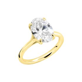 Δαχτυλίδι με Lab Grown Diamond Χρυσός Κ18 SKU-73669
