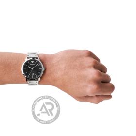 Ανδρικό Ρολόι EMPORIO ARΜΑΝΙ Ruggero με Μαύρο Καντράν | AR11310 SKU-73214