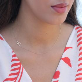 Κολιέ Μονόγραμμα Μ Χρυσός Κ14 SKU-73222