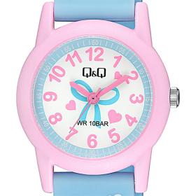 Παιδικό Ρολόι Q&Q με Γαλάζιο Λουράκι SKU-73314
