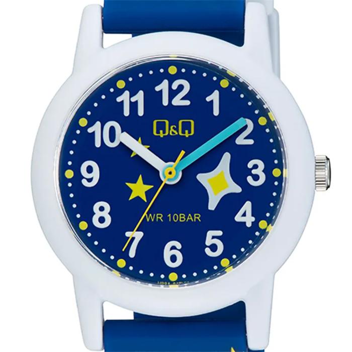 Παιδικό Ρολόι Q&Q με Μπλέ Καντράν SKU-73976