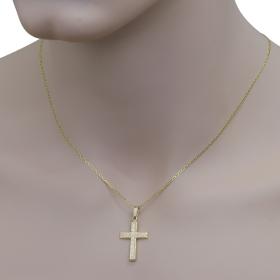 Σταυρός Aνδρικός Χρυσός Κ9 SKU-73346