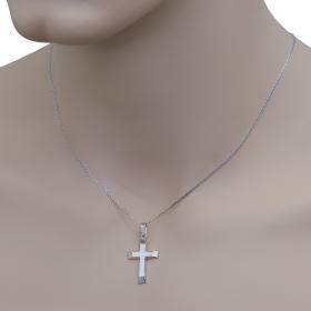 Σταυρός Κλασικός Λευκόχρυσος Κ9 SKU-73349