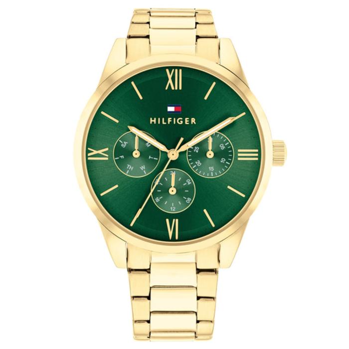 Γυναικείο Ρολόι TOMMY HILFIGER Camille με Πράσινο Καντράν | 1782746 SKU-73679