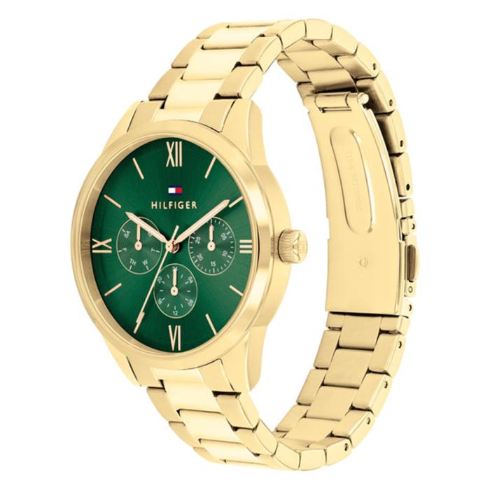 Γυναικείο Ρολόι TOMMY HILFIGER Camille με Πράσινο Καντράν | 1782746 SKU-73679