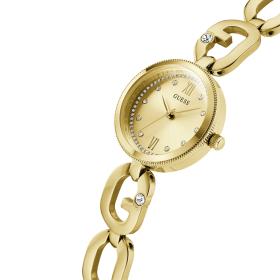 Γυναικείο Ρολόι GUESS Empower με Κρύσταλλα & Χρυσό Καντράν | gw0759l2 SKU-73993