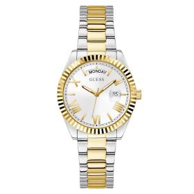 Γυναικείο Ρολόι GUESS Luna με Ασημί Καντράν | GW0308L6 SKU-73994
