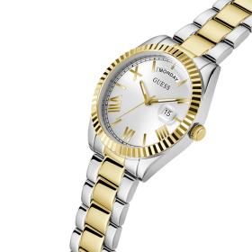 Γυναικείο Ρολόι GUESS Luna με Ασημί Καντράν | GW0308L6 SKU-73994