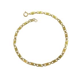 Βραχιόλι Αλυσίδα Χεριού Χρυσός Κ9 SKU-74160
