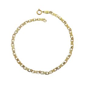 Βραχιόλι Αλυσίδα Χρυσός Κ14 SKU-74170