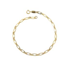 Βραχιόλι Παιδικό Αλυσίδα Χρυσός Κ14 SKU-74173