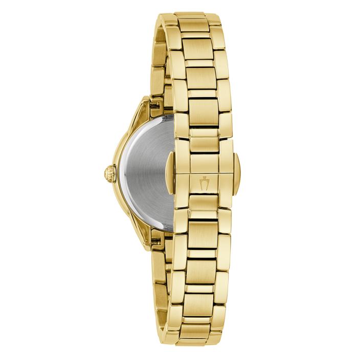 Γυναικείο Ρολόι BULOVA με Διαμάντια & Χρυσό Μπρασελέ | 98R297 SKU-74000