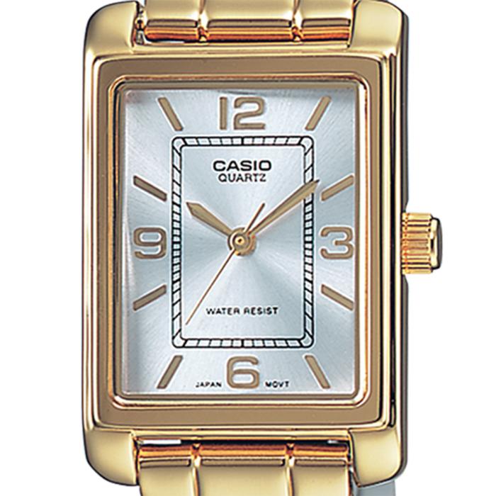 CASIO Silver Dial & Gold Bracelet