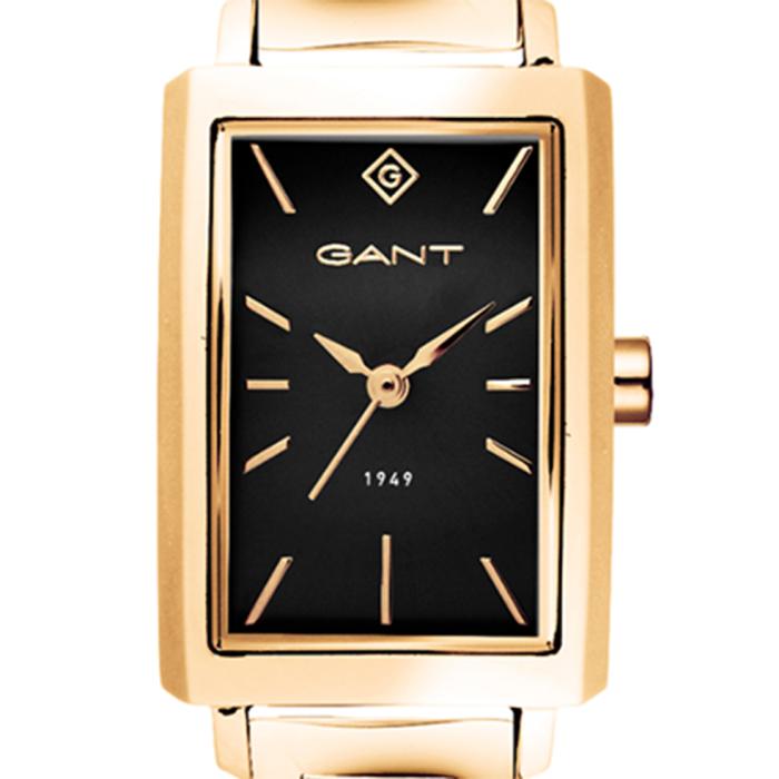 GANT Utica Black Dial & Gold Bracelet