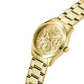 Γυναικείο Ρολόι GUESS Zoe με Χρυσό Καντράν | GW0760L2 SKU-74365